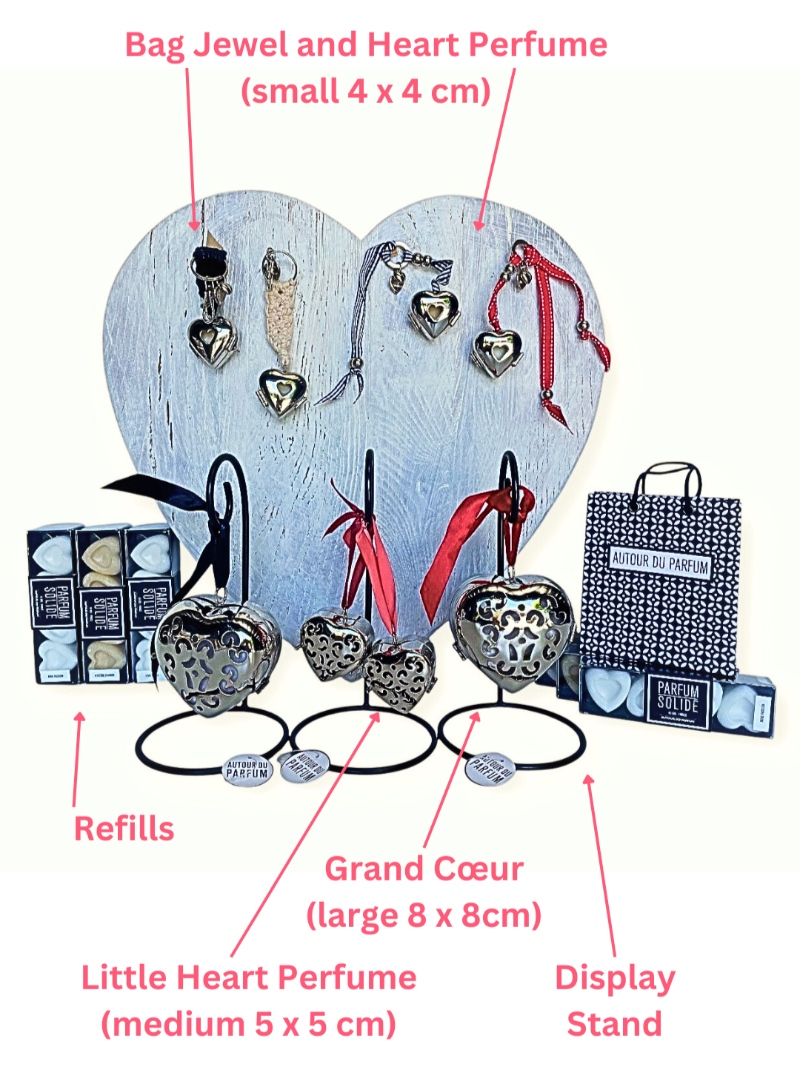 Présentoir Coeur - Display Stand - Bespoke Hearts