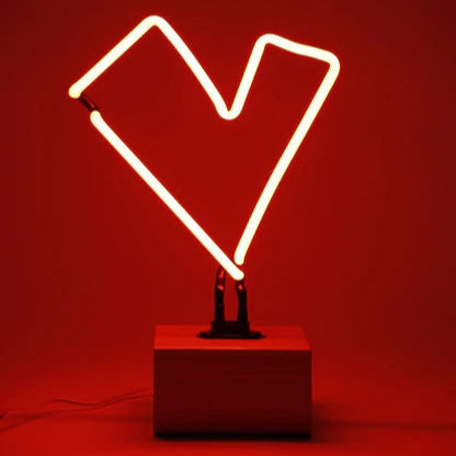 Neon "The Heart is Bright" Lamp - Bespoke Hearts