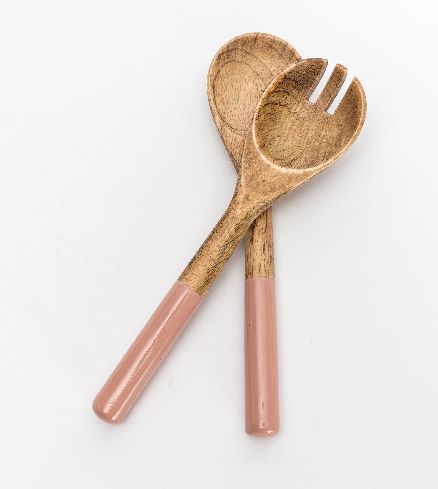 Salad Servers - Light Pink (Set of 2) - Bespoke Hearts