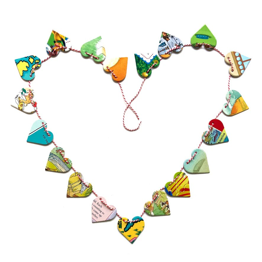 Heart Shaped Garland - Bespoke Hearts