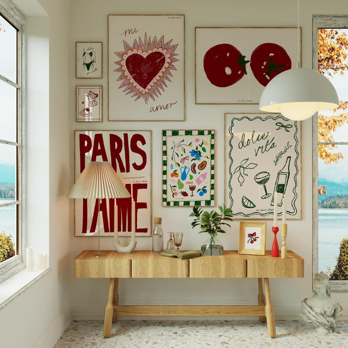 Mi Amor Heart Print - Bespoke Hearts