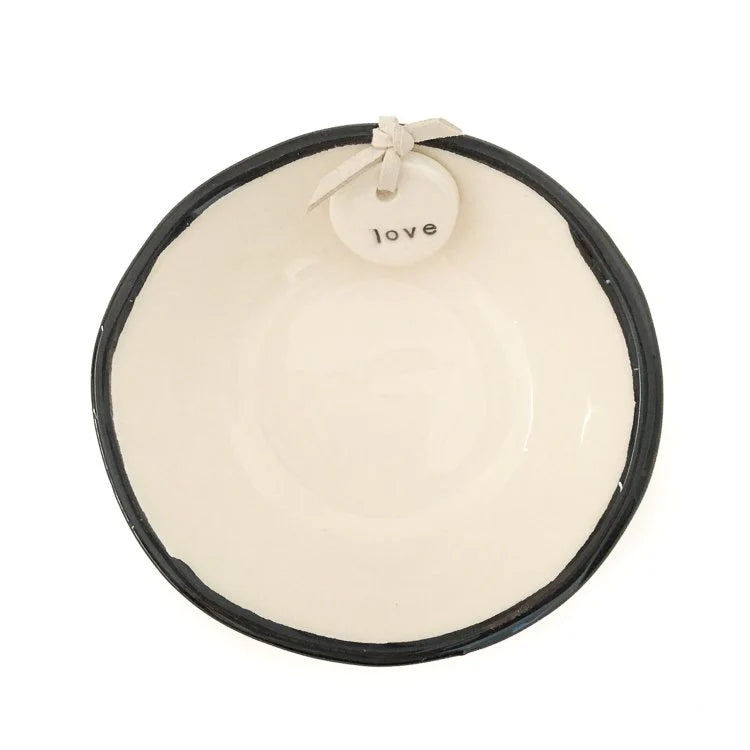 Little "Love" bowl - Black Rim