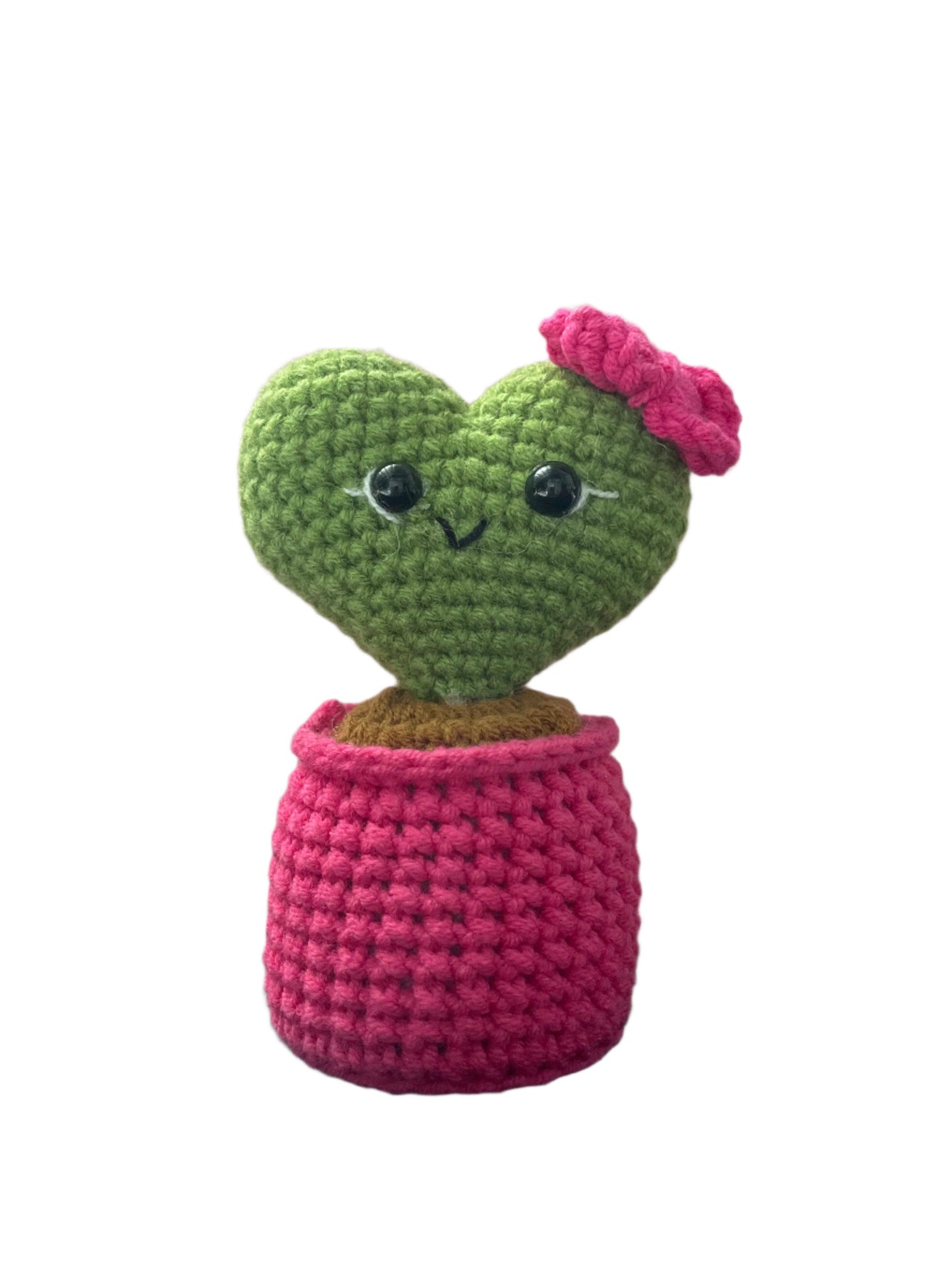 Crochet Heart Cactus - Bespoke Hearts