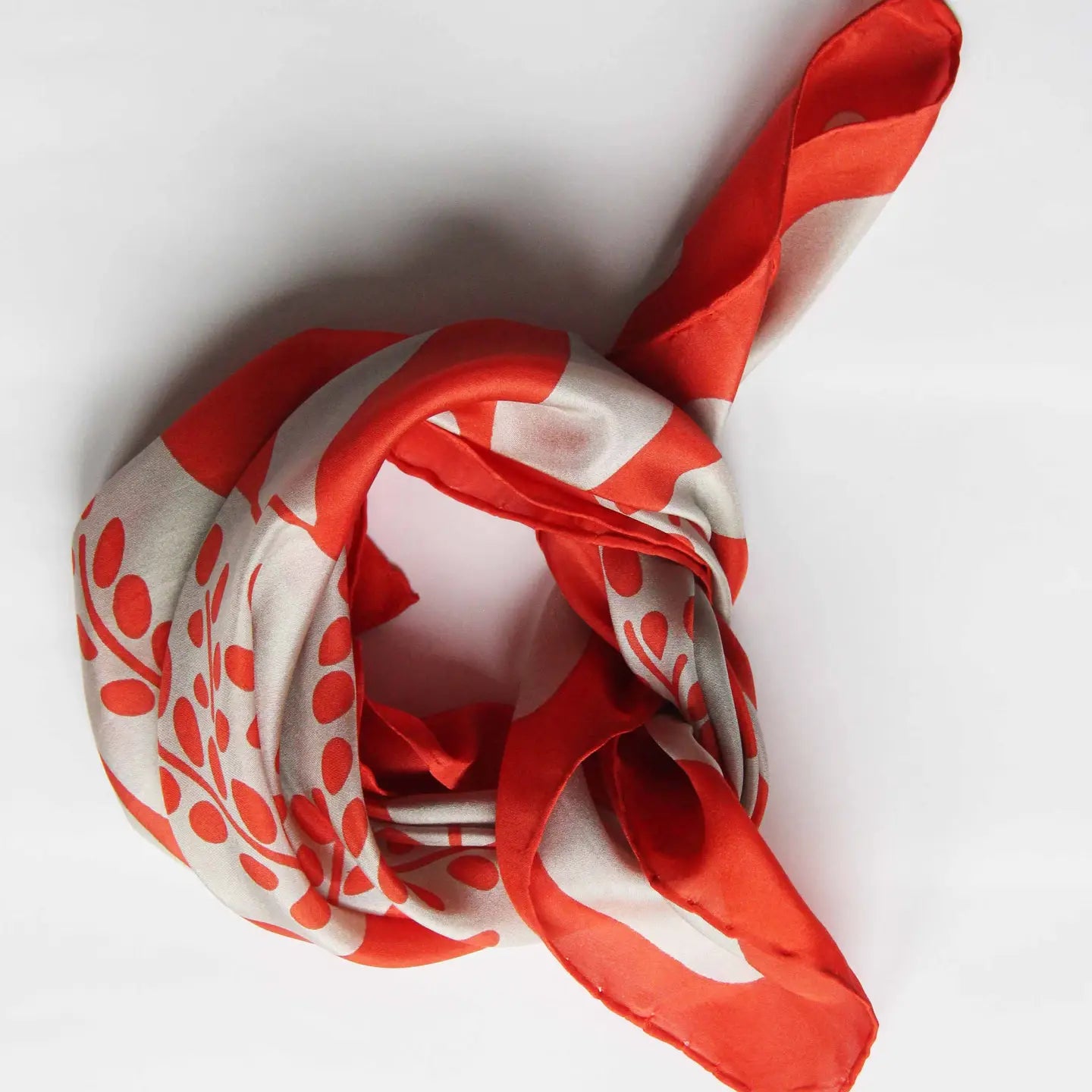 Peace & Love Mini Scarf - Tangerine