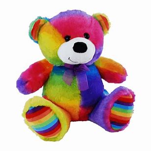 Rainbow Jelly Bear - Bespoke Hearts