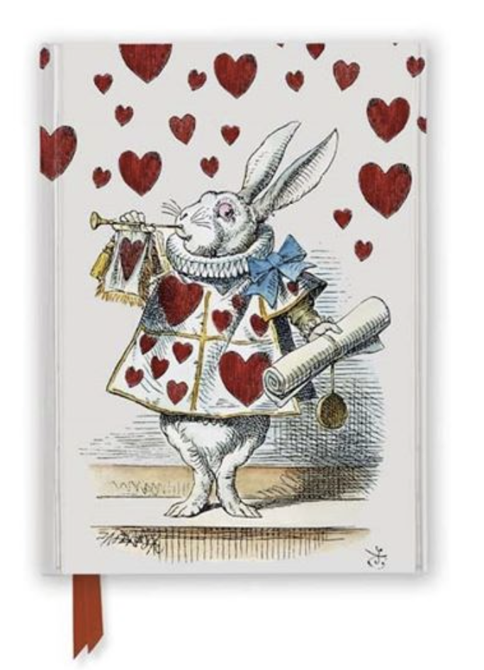 Alice in Wonderland Foil Notebook - Bespoke Hearts