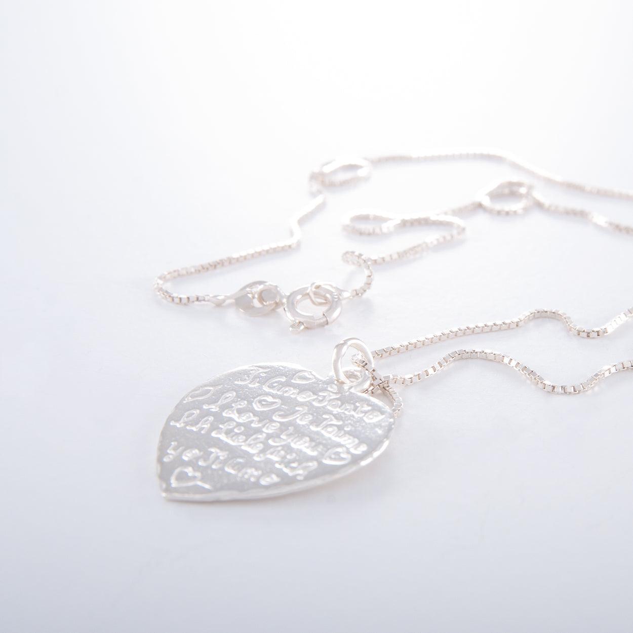Tiamo Heart Necklace - Bespoke Hearts