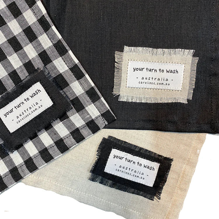 'Your turn to wash' Wash Cloth - Bespoke Hearts