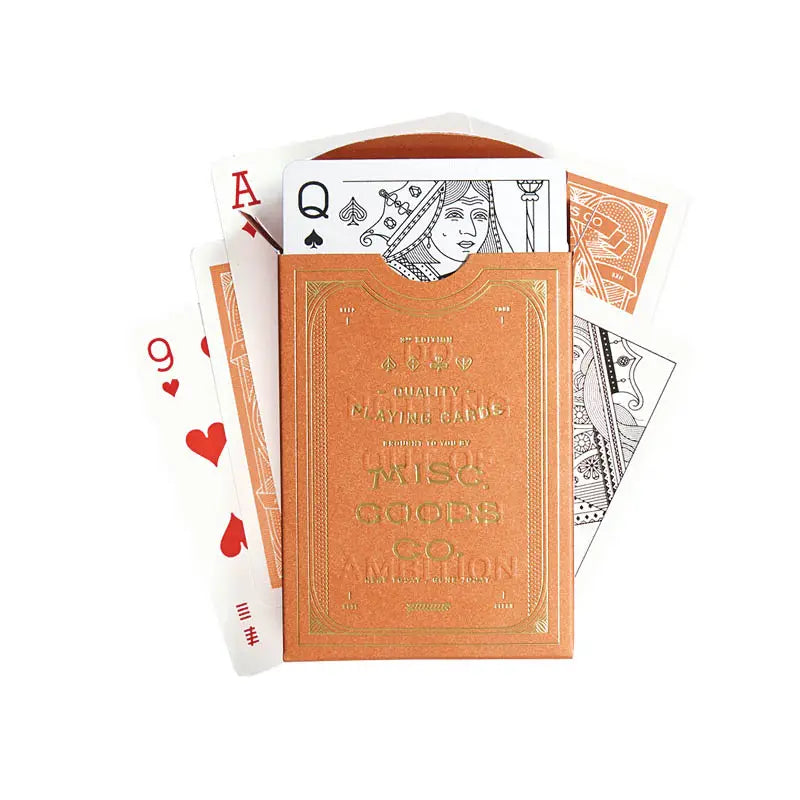Leather Case & Playing Cards