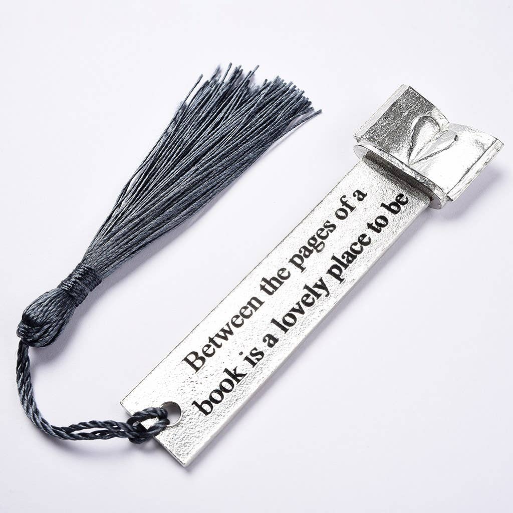 Book Lover Pewter Bookmark