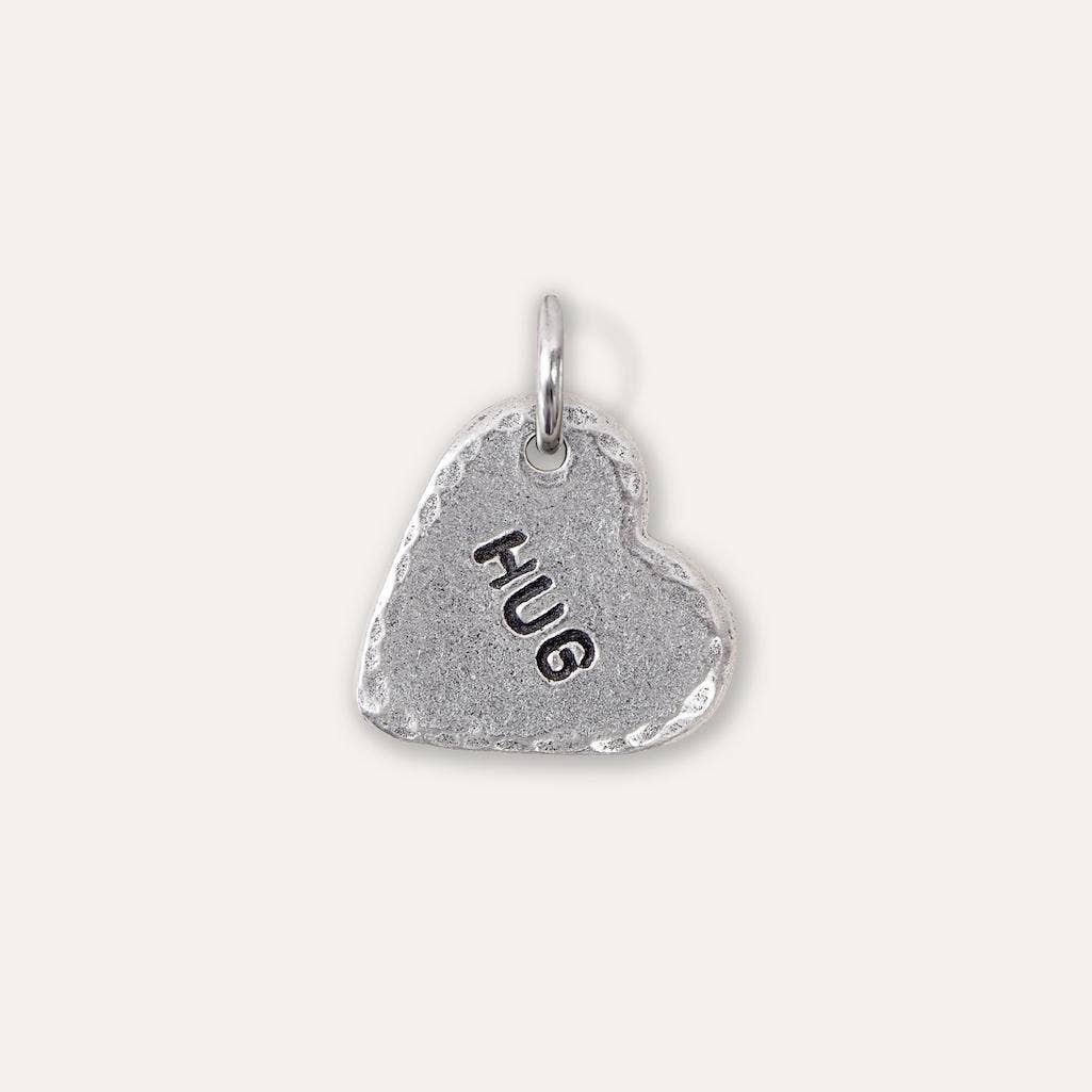 ‘A Hug From Me to You’ Heart Charm - Bespoke Hearts