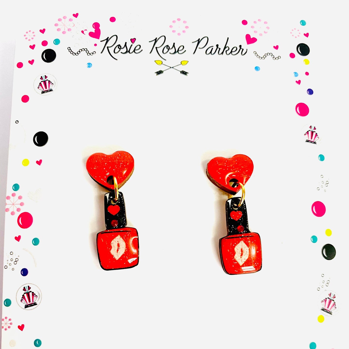 Nail Polish Earrings