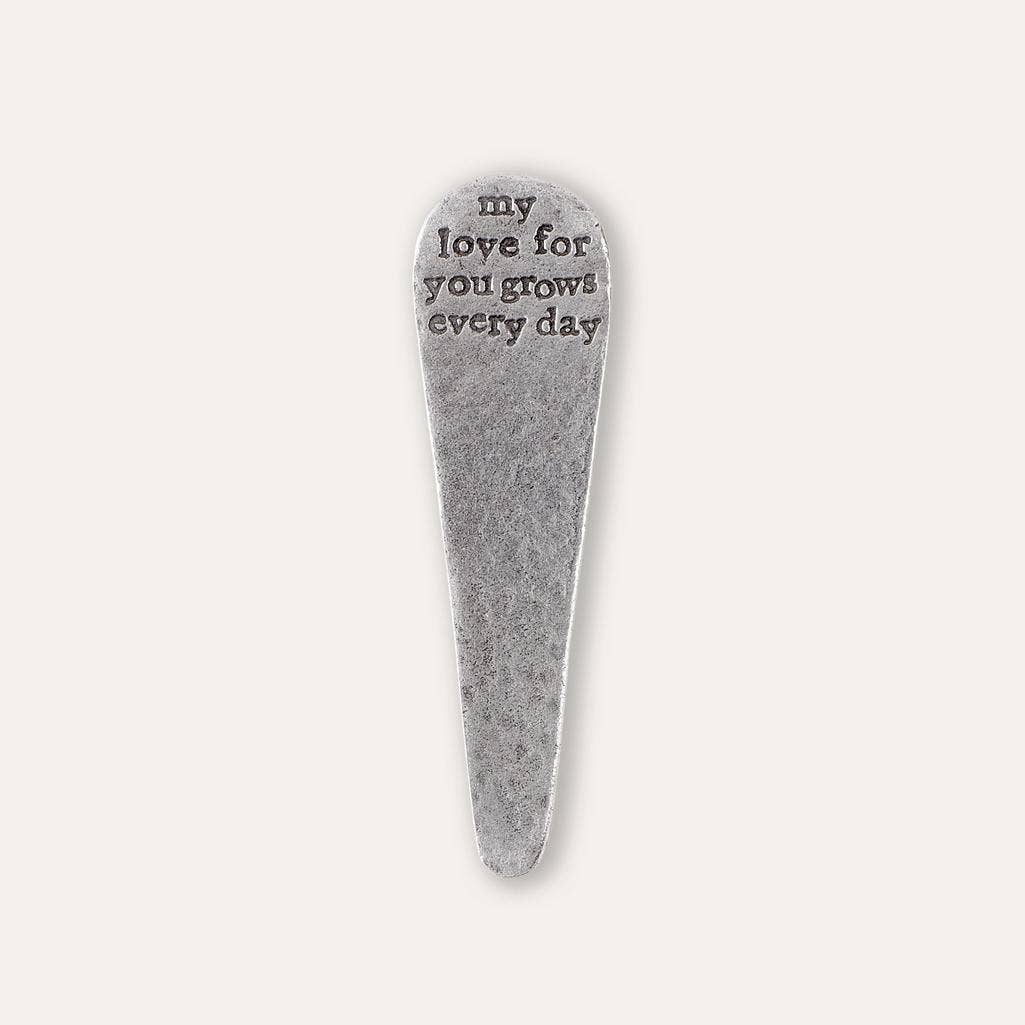 'My Love For You' Plant Marker - Bespoke Hearts