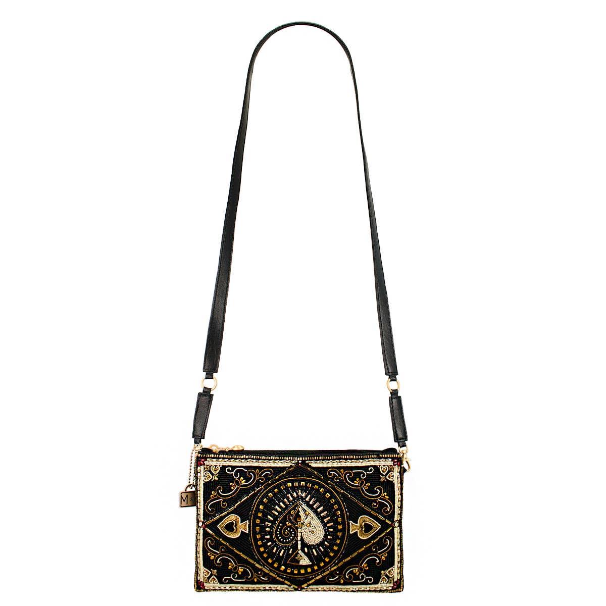 High Stakes Heart Beaded Crossbody