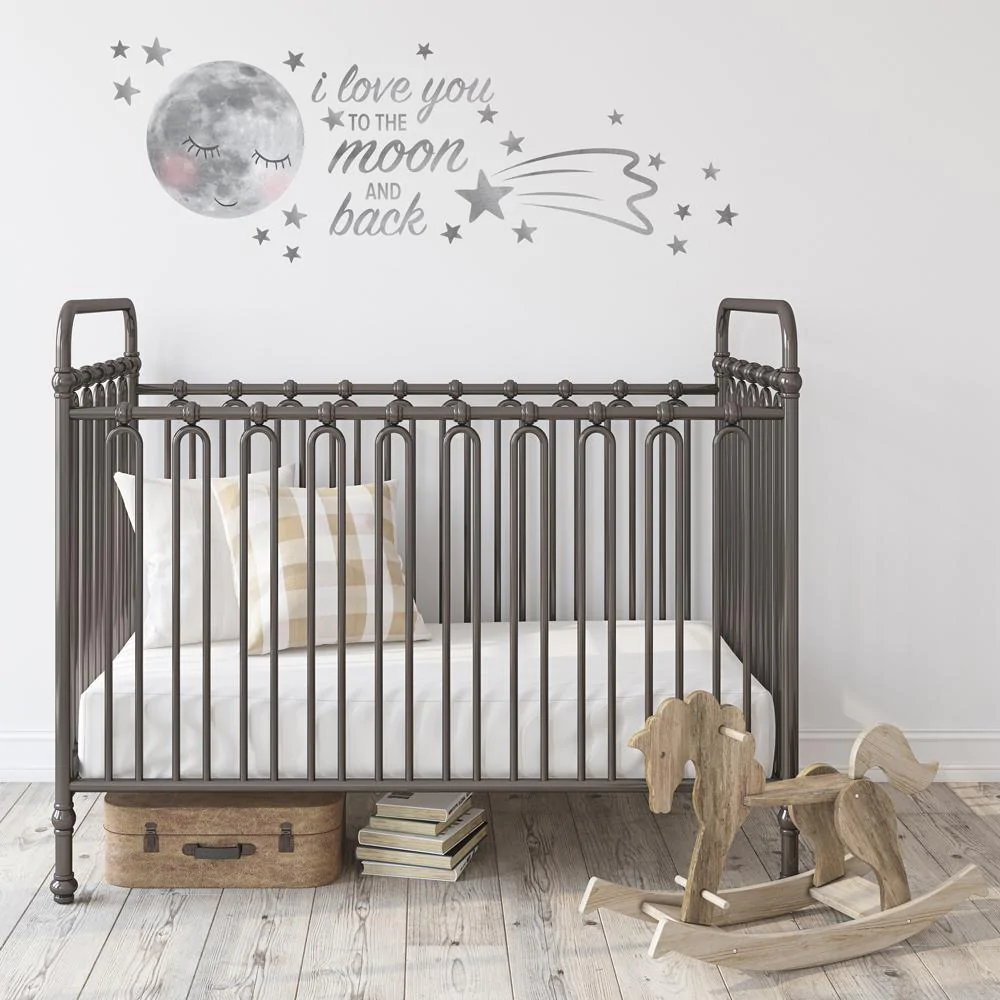 "I love you to the Moon and Back" Wall Stickers - Bespoke Hearts
