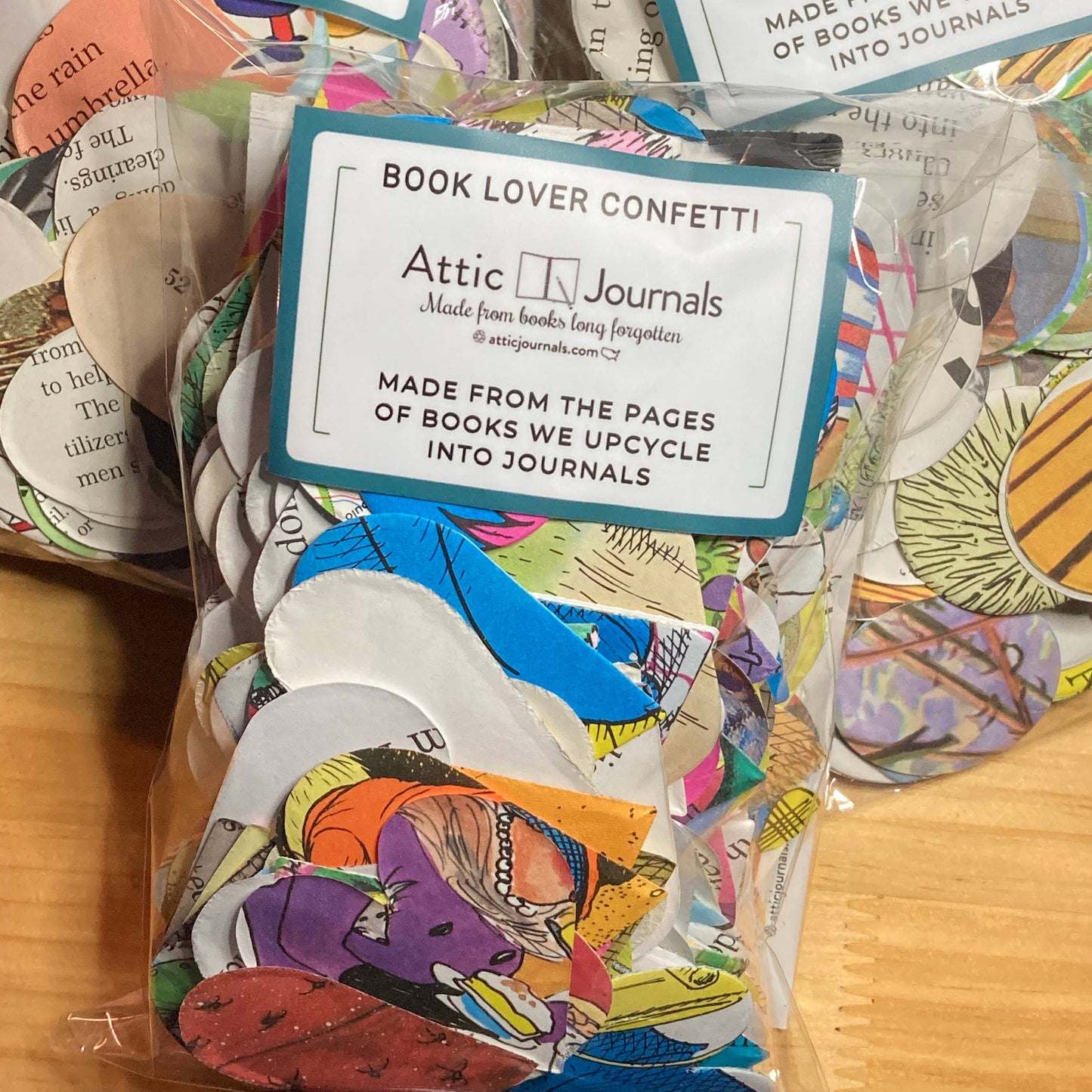Book Lover Heart Confetti