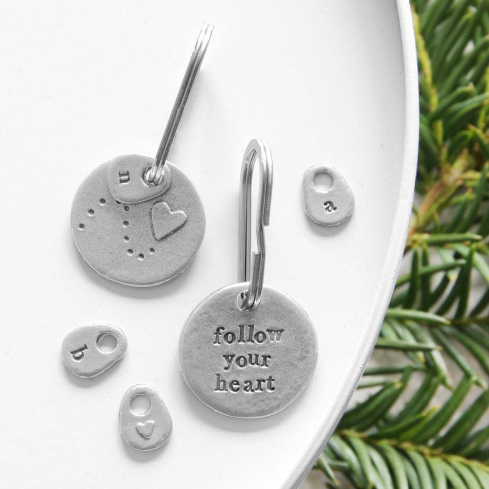 'Follow Your Heart' Keyring
