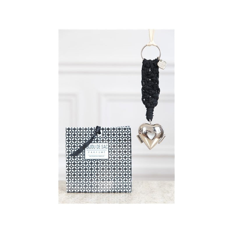 Bag Jewel Heart Perfume (Black) - Bespoke Hearts