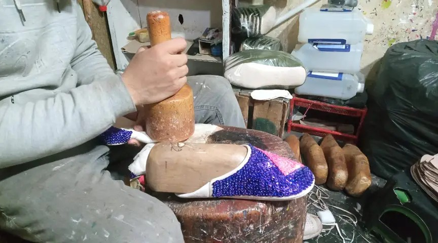 Moroccan Suede Slippers - Bespoke Hearts