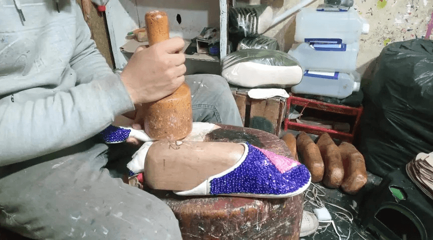Moroccan Suede Slippers - Bespoke Hearts