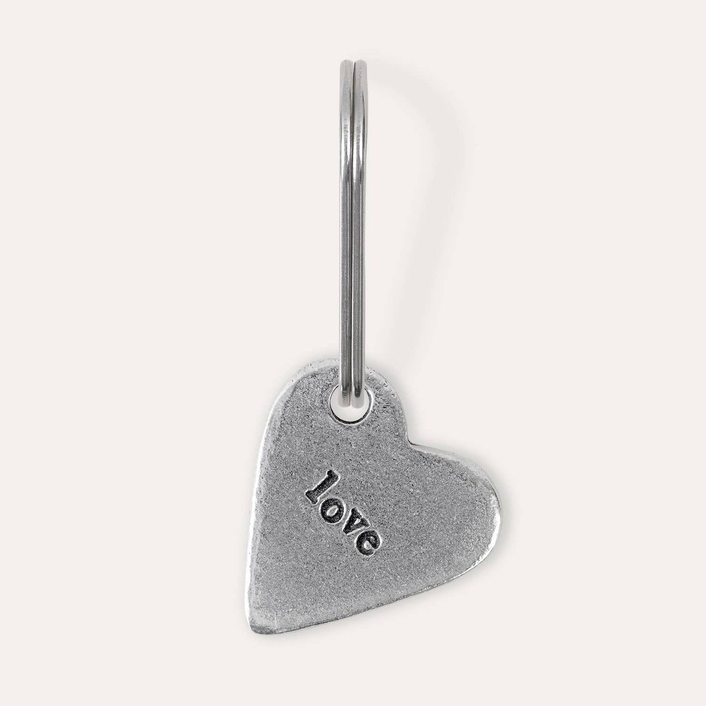 'Love' Heart Keyring - Bespoke Hearts