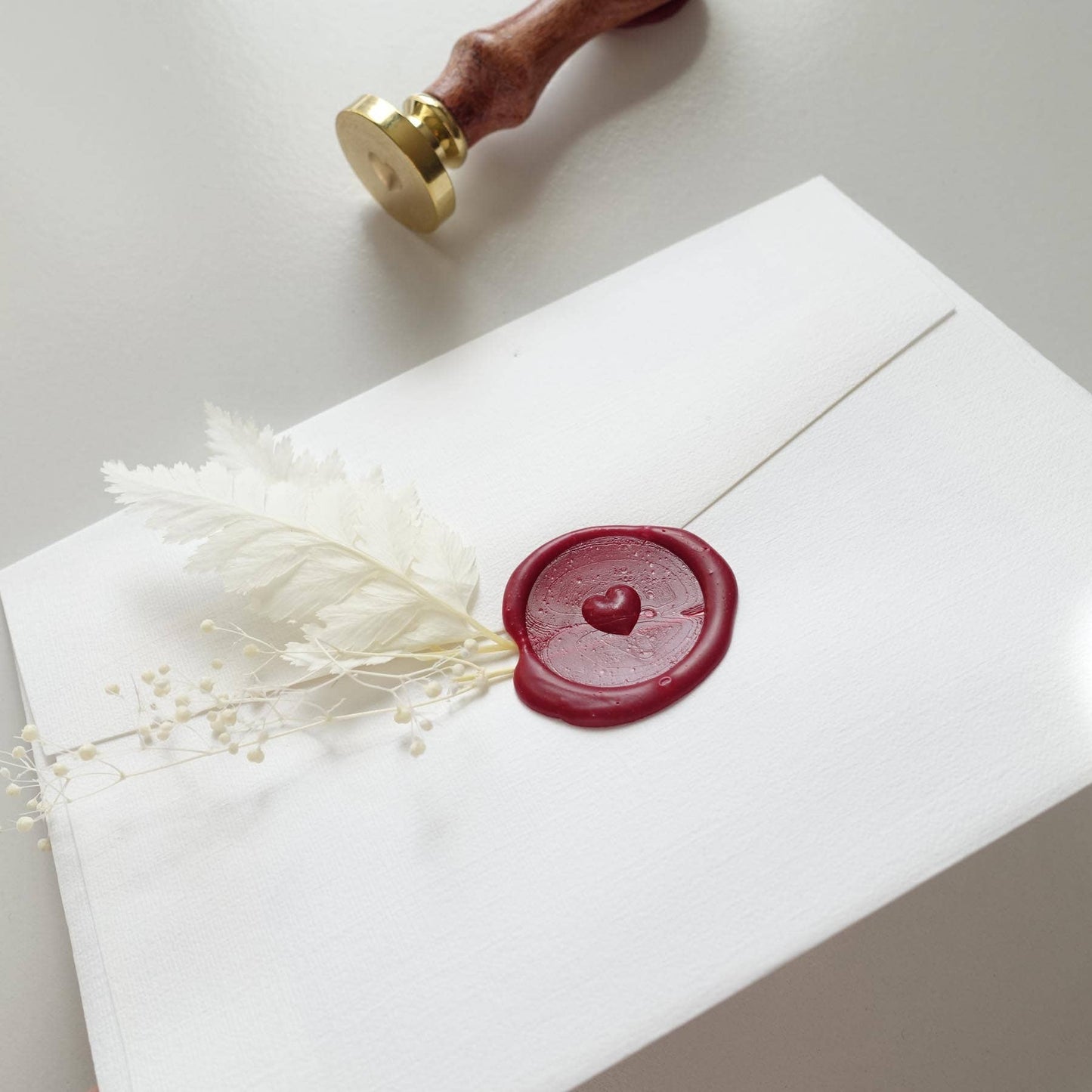 3D Heart Wax Seal Stamp Kit