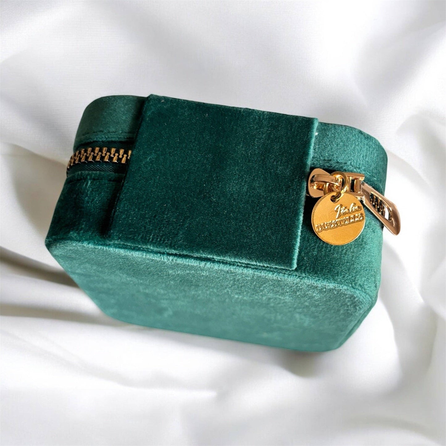 Emerald Velvet Jewellery Box