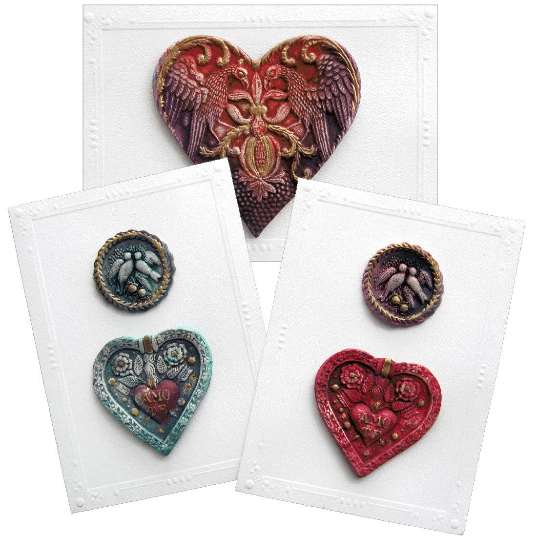 Heart Papercast Greeting Card