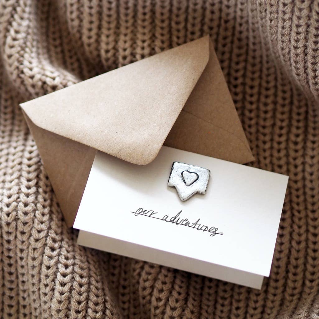 Little Like Token Card - Bespoke Hearts
