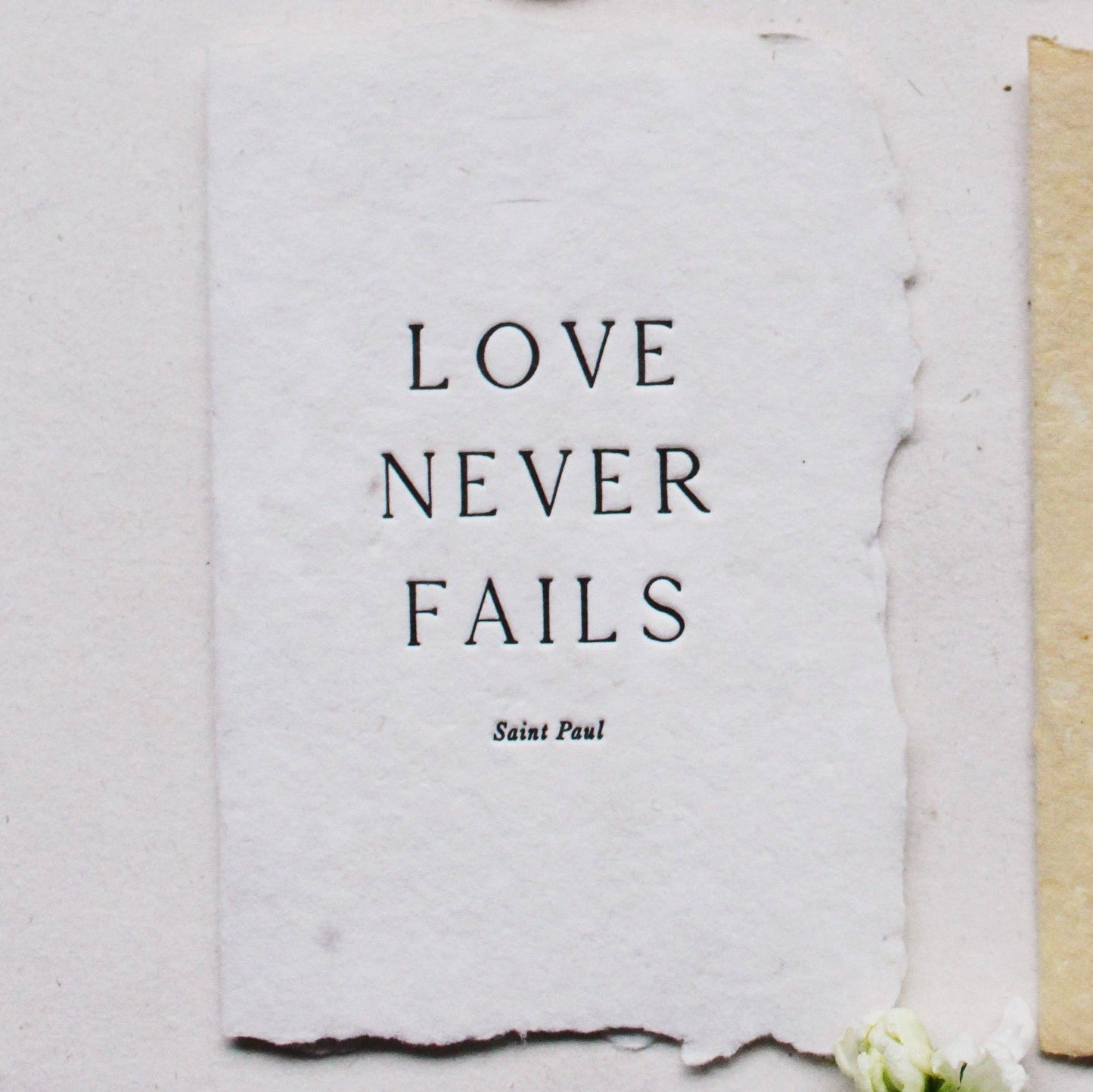 Love Never Fails Card
