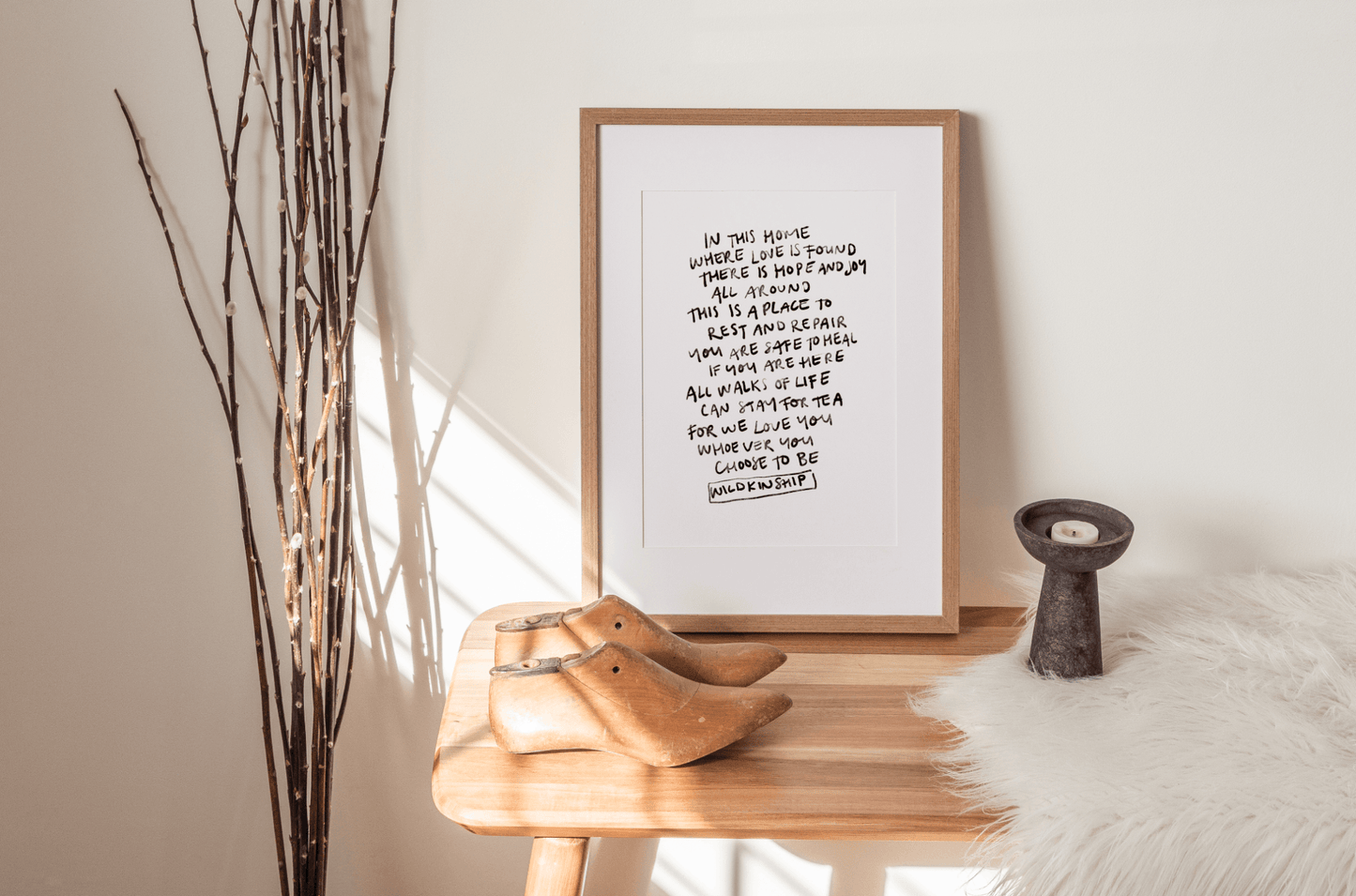 ‘Everyone Is Welcome Here’ Print (Unframed) - Bespoke Hearts