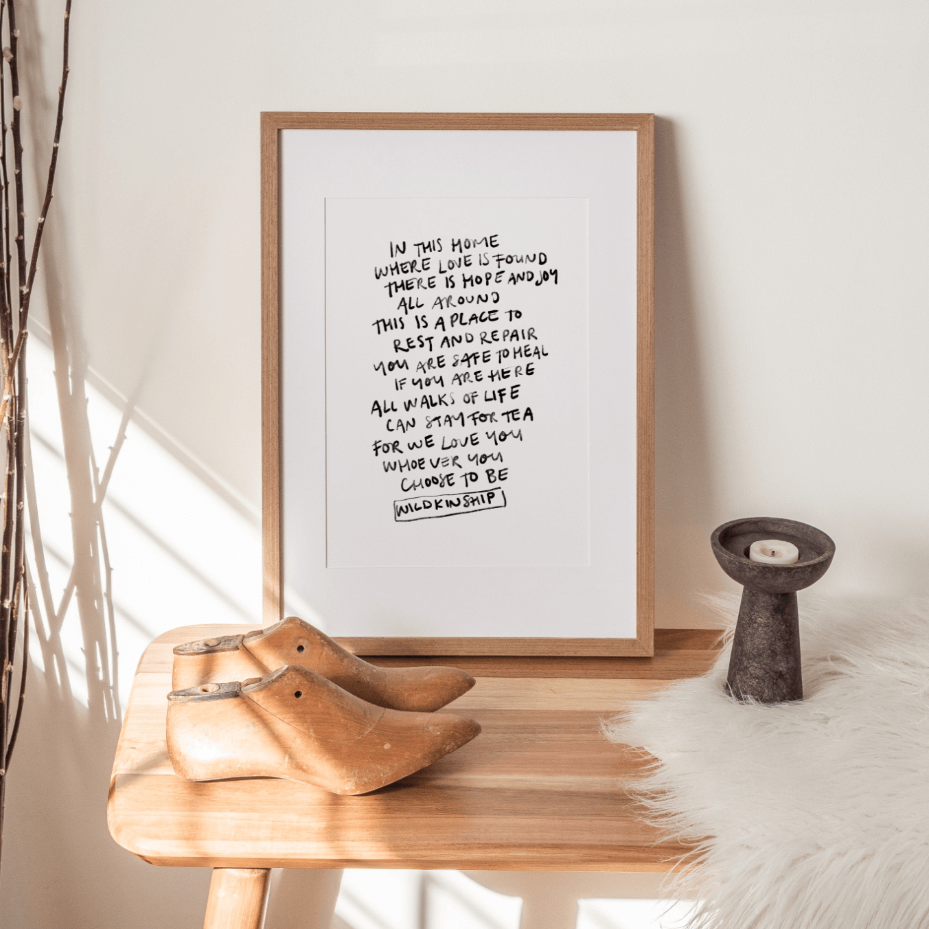 ‘Everyone Is Welcome Here’ Print (Unframed) - Bespoke Hearts