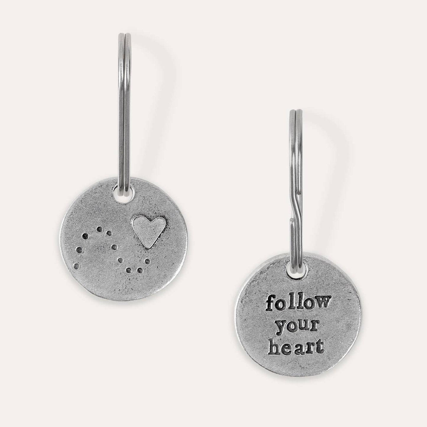 'Follow Your Heart' Keyring - Bespoke Hearts
