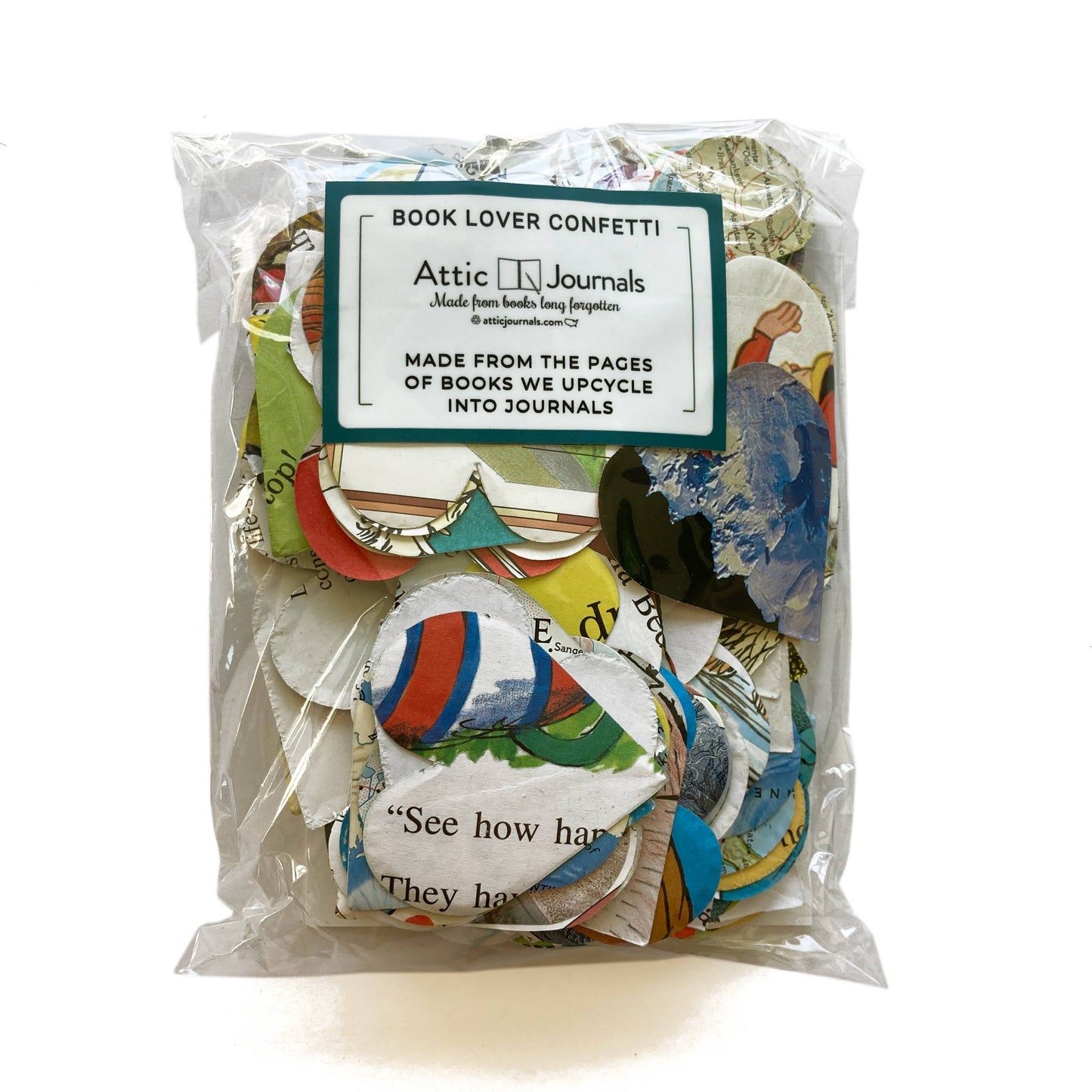 Book Lover Heart Confetti