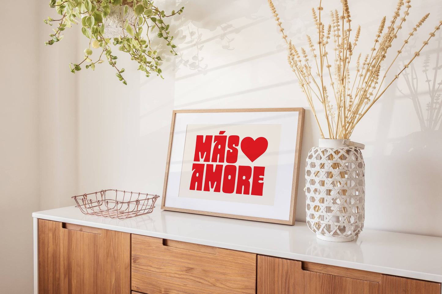 More Love Print (Unframed) - Bespoke Hearts