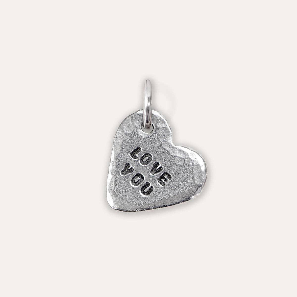 'Love You' Heart Charm
