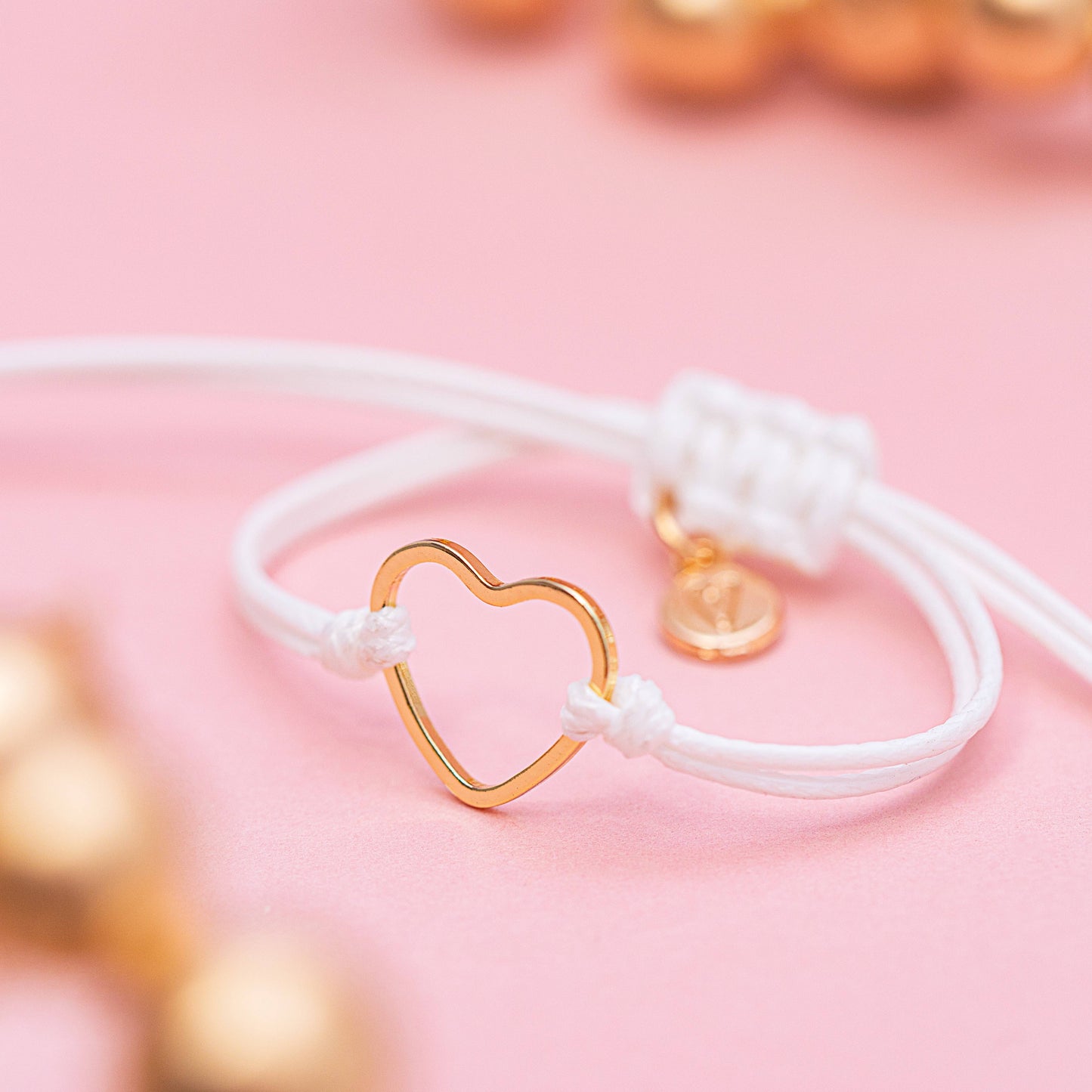 A Heart of Gold Thank you Bracelet