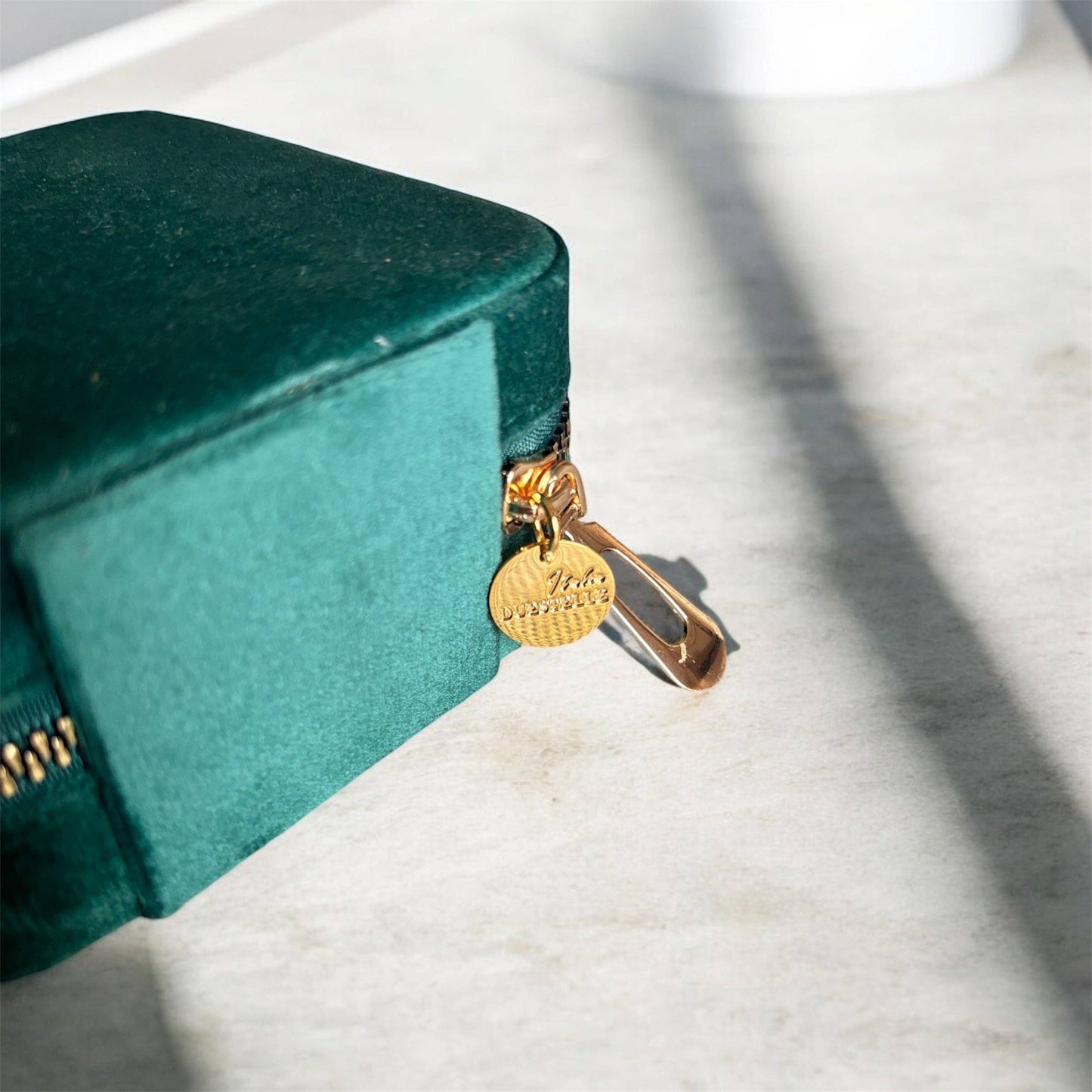 Emerald Velvet Jewellery Box