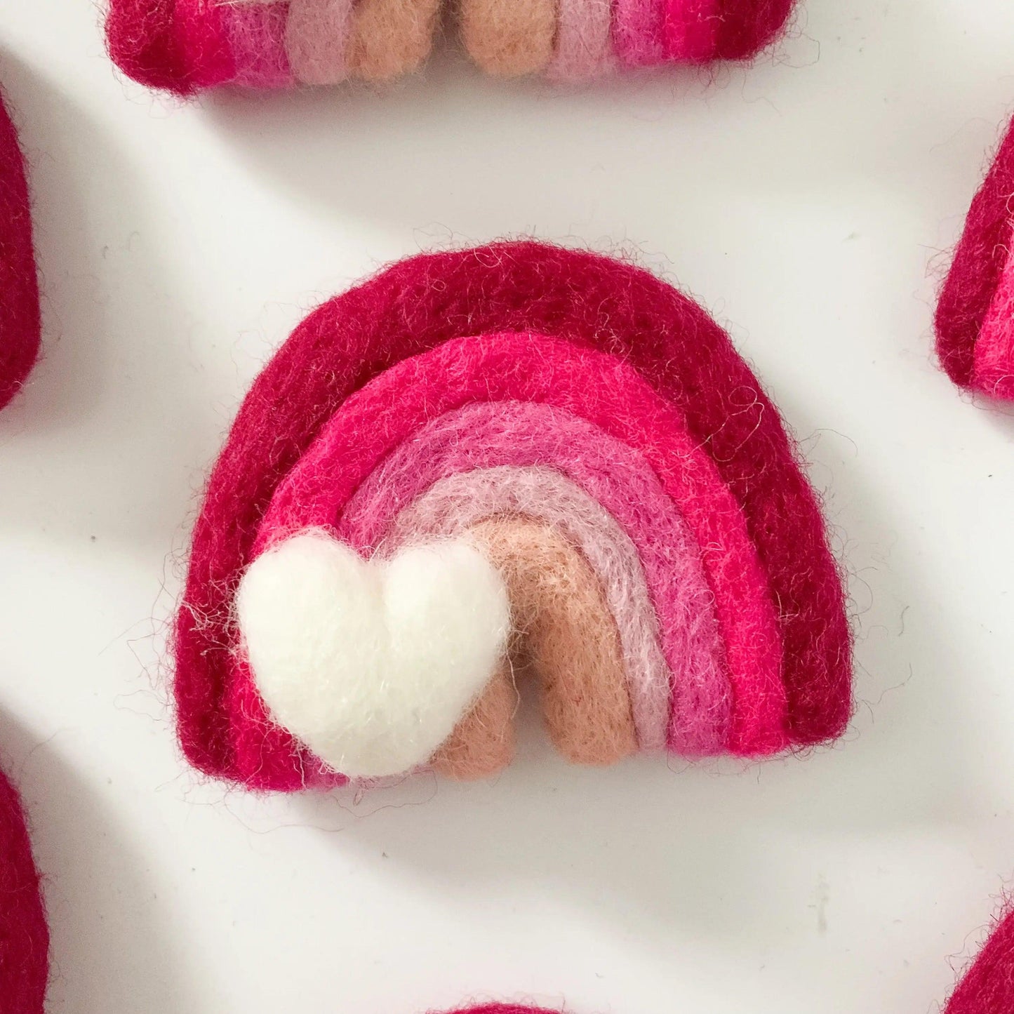Felt Rainbow & Heart - Bespoke Hearts