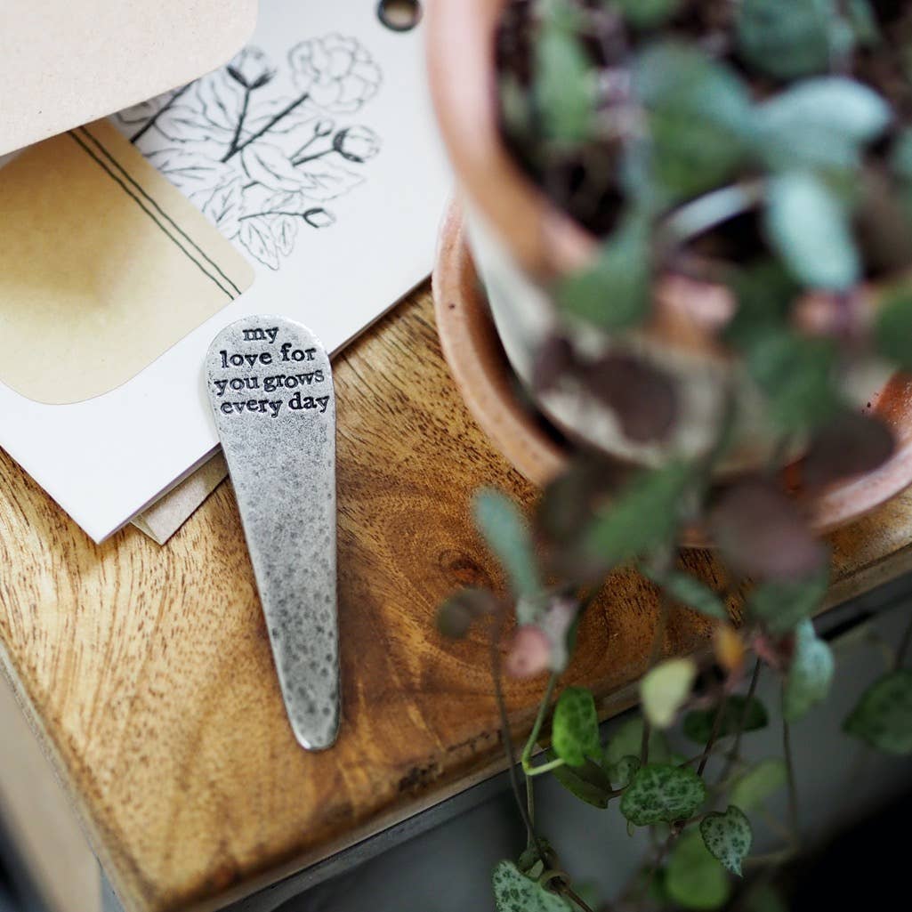 'My Love For You' Plant Marker - Bespoke Hearts
