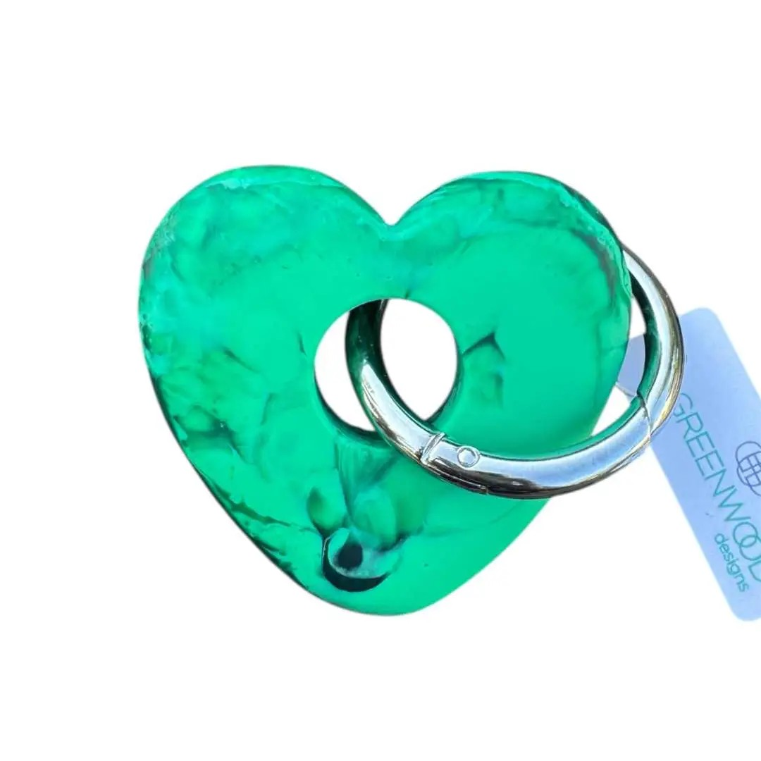Heart Resin Keyrings