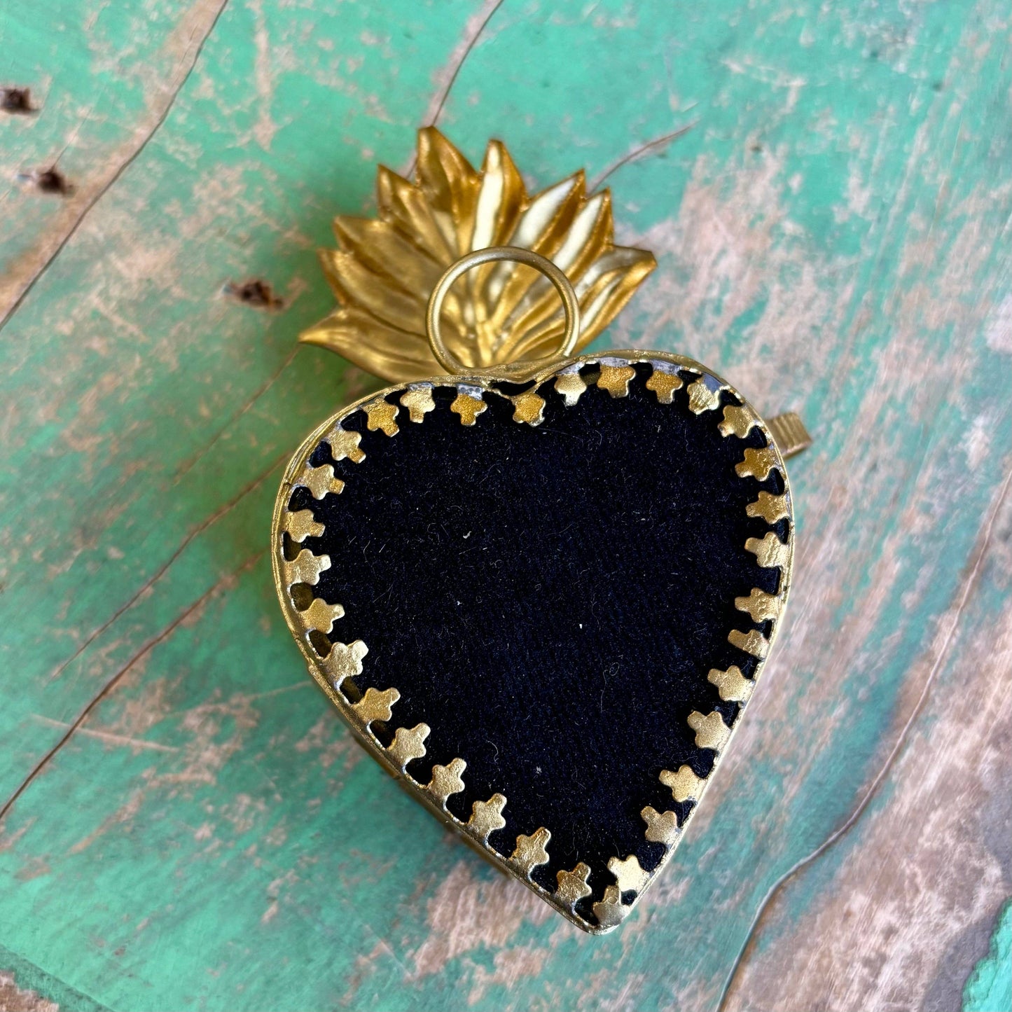 Glass Sacred Heart Box