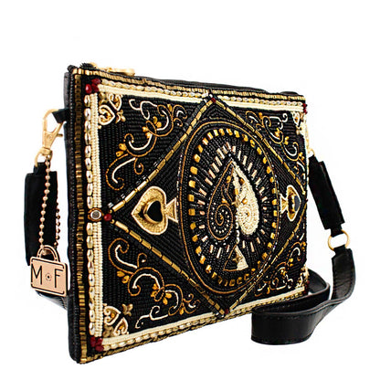 High Stakes Heart Beaded Crossbody