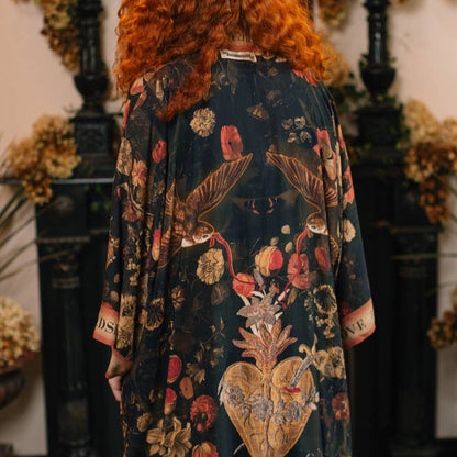 Heart of Gold Long Kimono