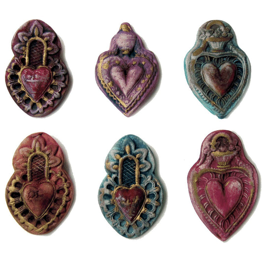 Paper Cast Heart Brooch & Magnet - Bespoke Hearts
