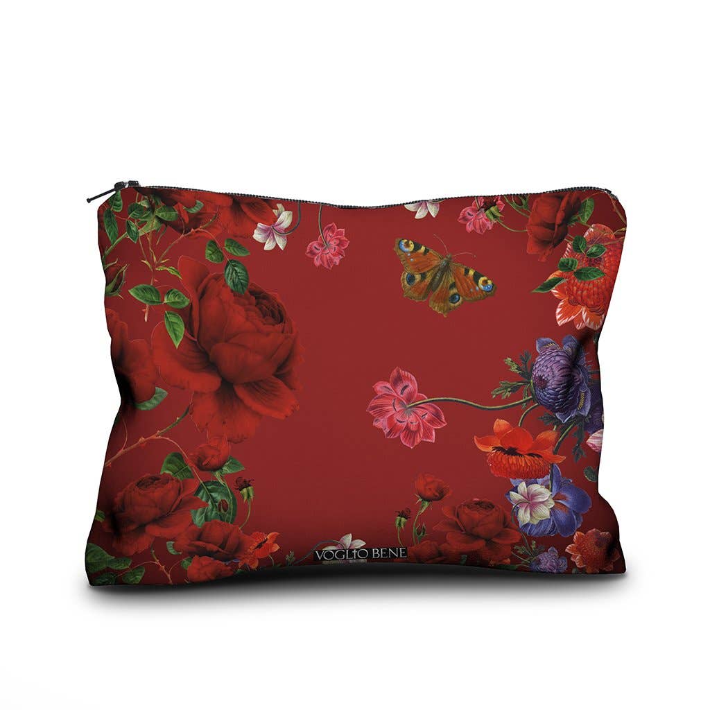 Voglio Bene Shut Up My Heart Velvet Pouch (Medium)