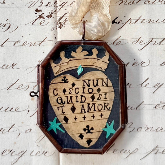 Nunc Scio I. ~ Art Locket Ornament