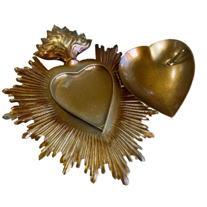 Flaming Sacred Heart Box