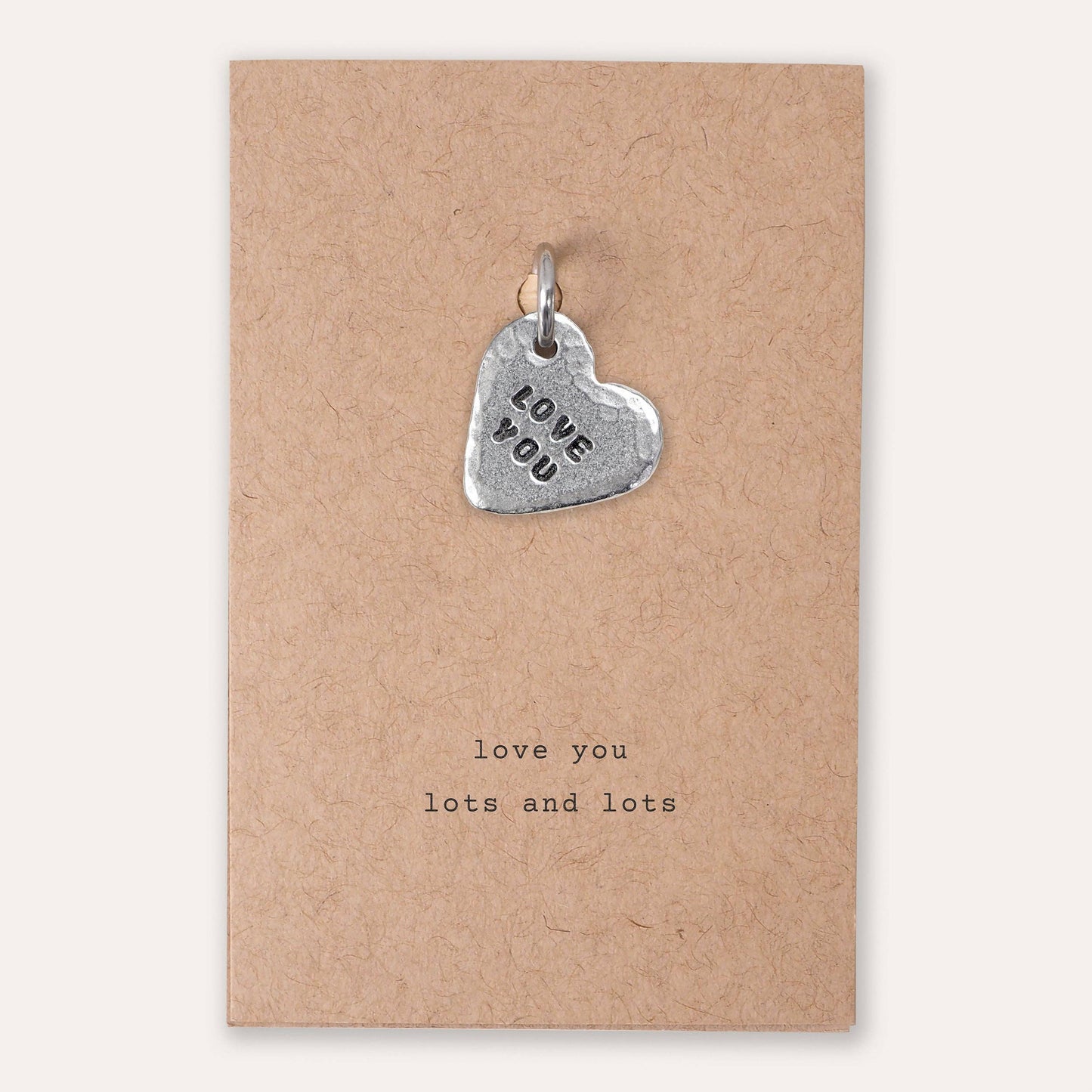 'Love You' Heart Charm
