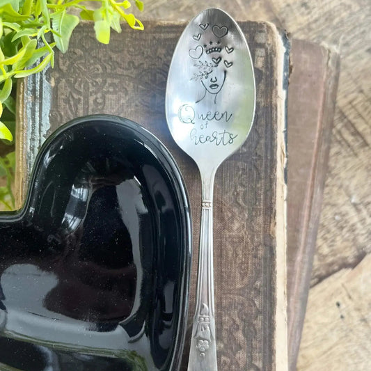 'Queen Of Hearts' Spoon - Bespoke Hearts